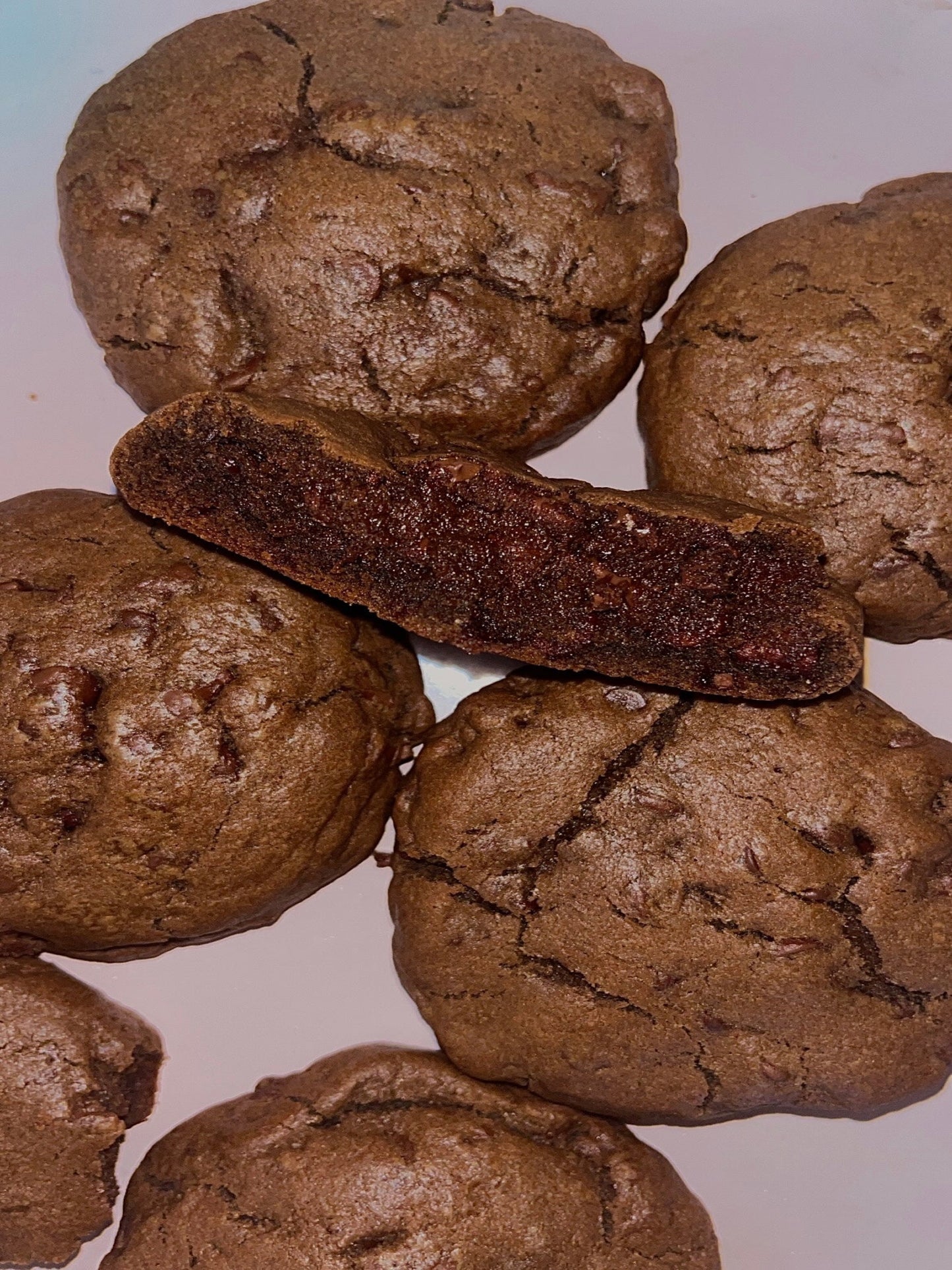 Triple Chocolate Chip Cookies